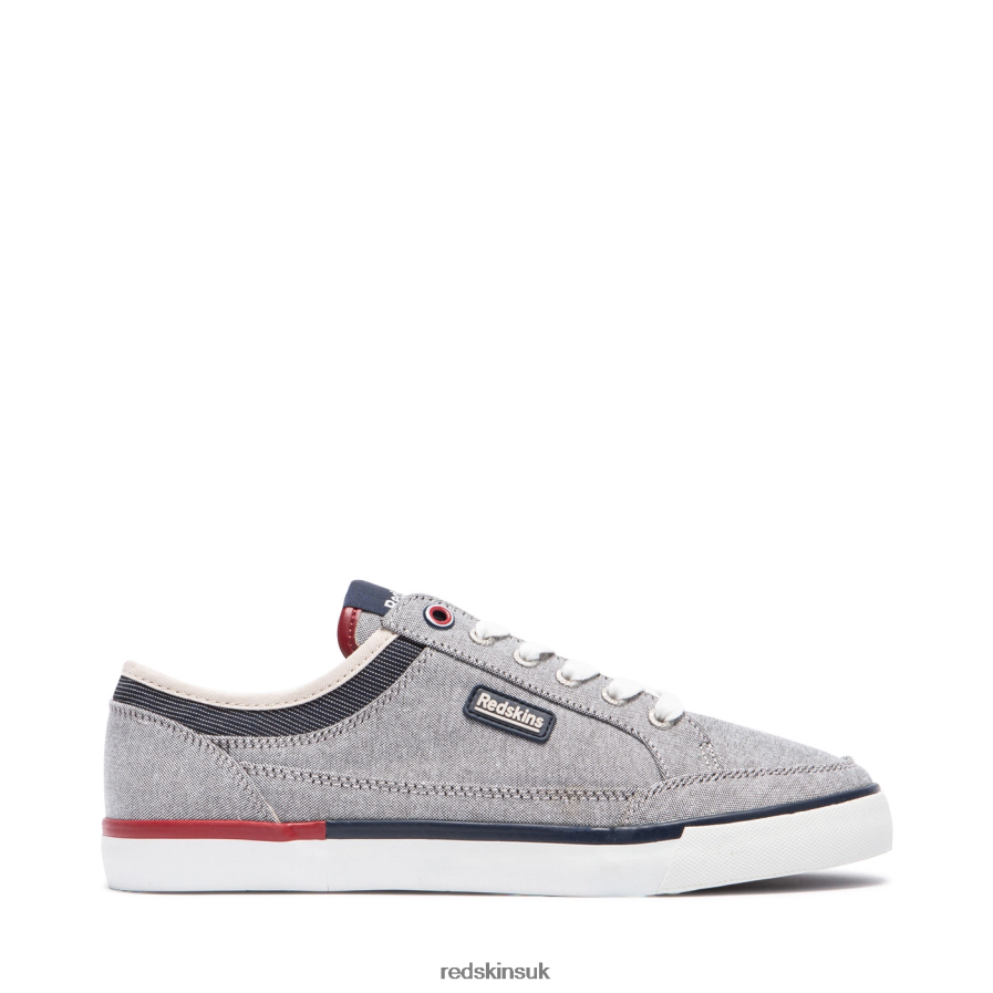 Redskins Footwear Men GREY + NAVY Genial Textile Sneakers RB620P84