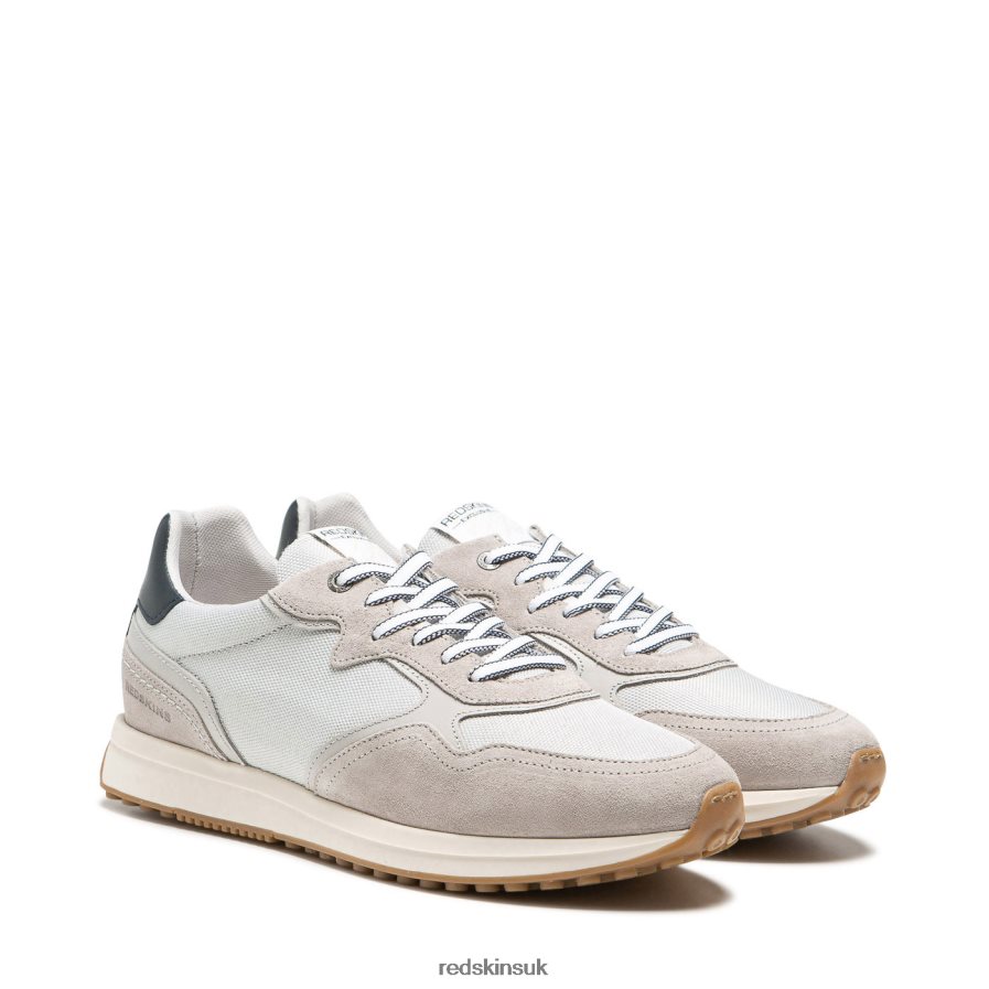 Redskins Footwear Men GREY + NAVY Parma Textile Sneakers RB620P101