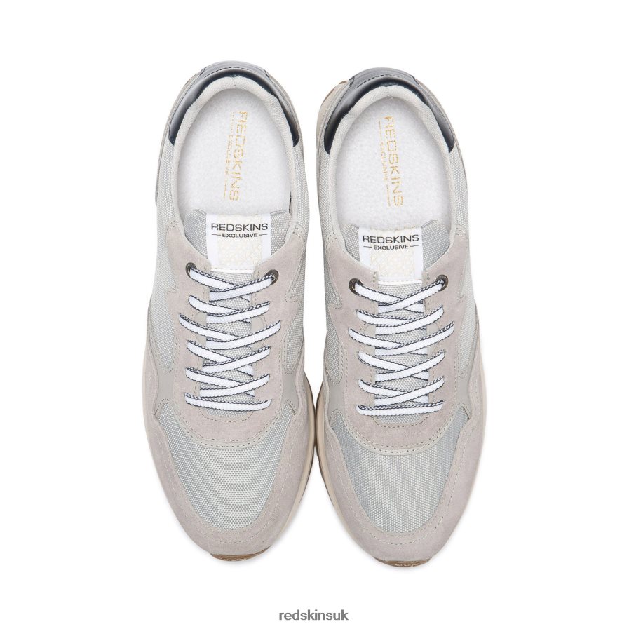 Redskins Footwear Men GREY + NAVY Parma Textile Sneakers RB620P101