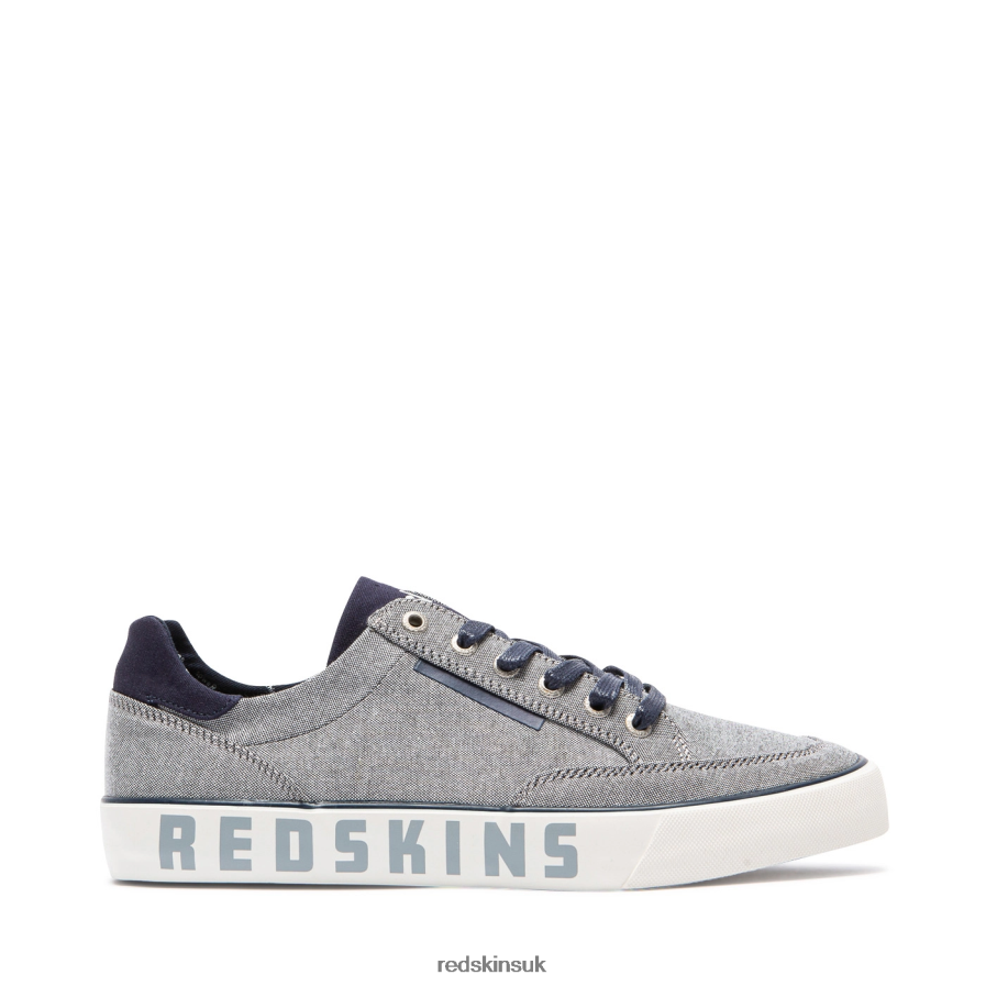 Redskins Footwear Men GREY + NAVY Prodige Textile Sneakers RB620P177