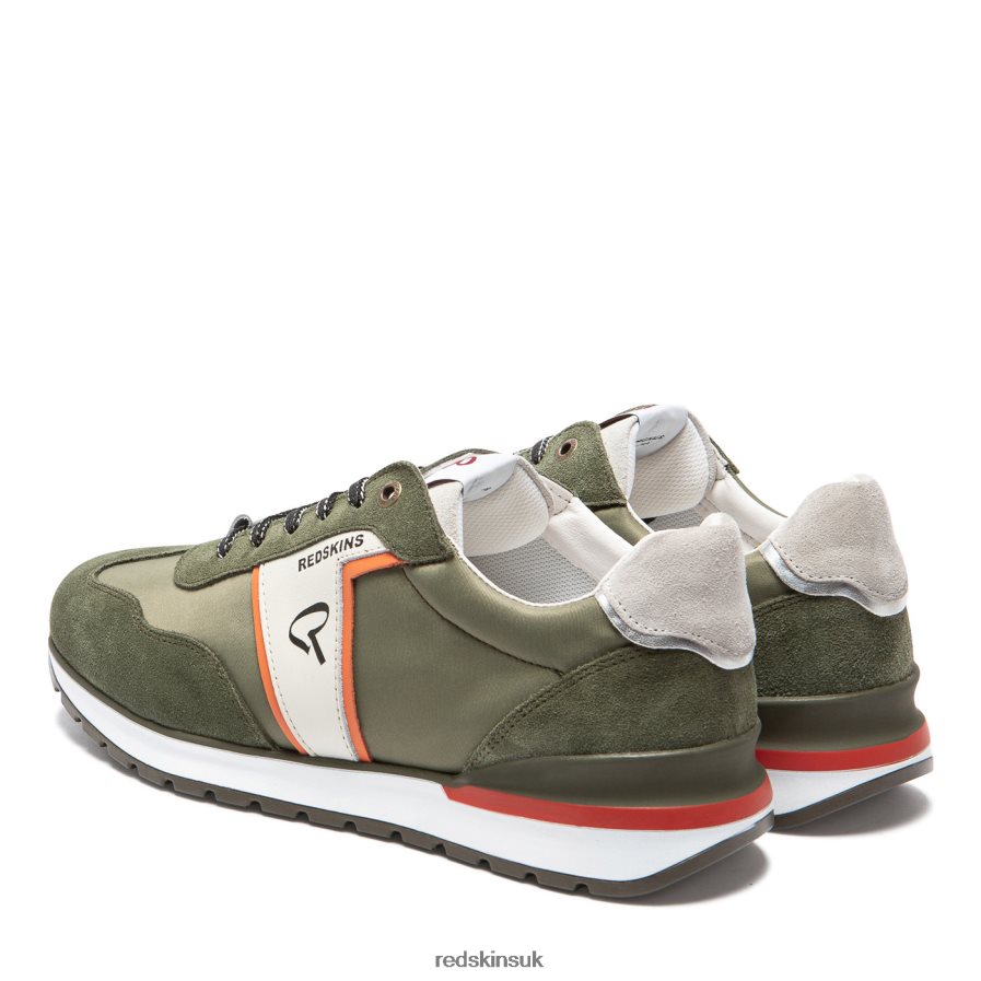 Redskins Footwear Men KAKHI + ORANGE Pacific Textile Sneakers RB620P173