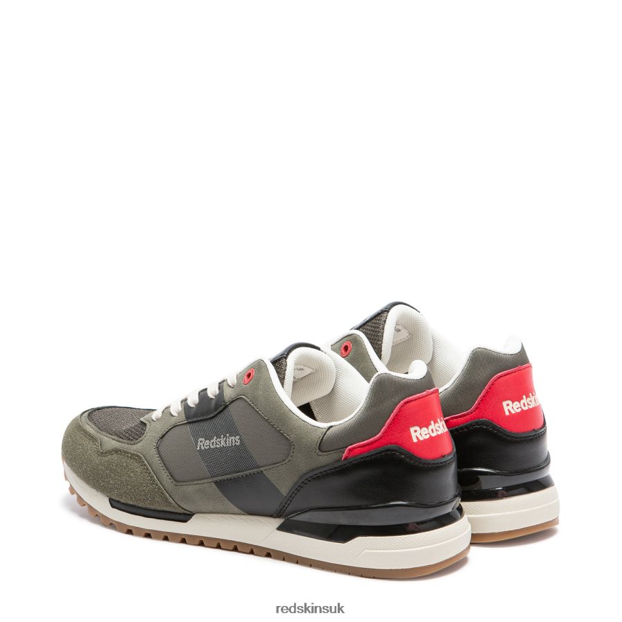 Redskins Footwear Men KHAKI + BLACK Obvious Textile Sneakers RB620P145