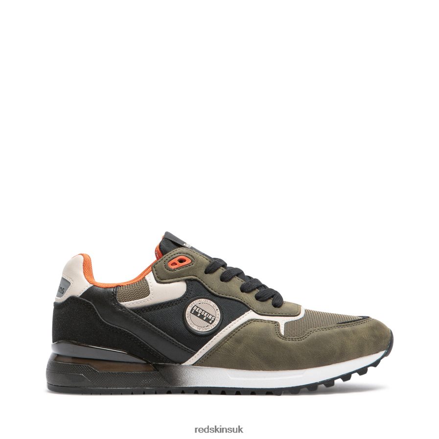 Redskins Footwear Men KHAKI + BLACK Oyat Textile Sneakers RB620P48