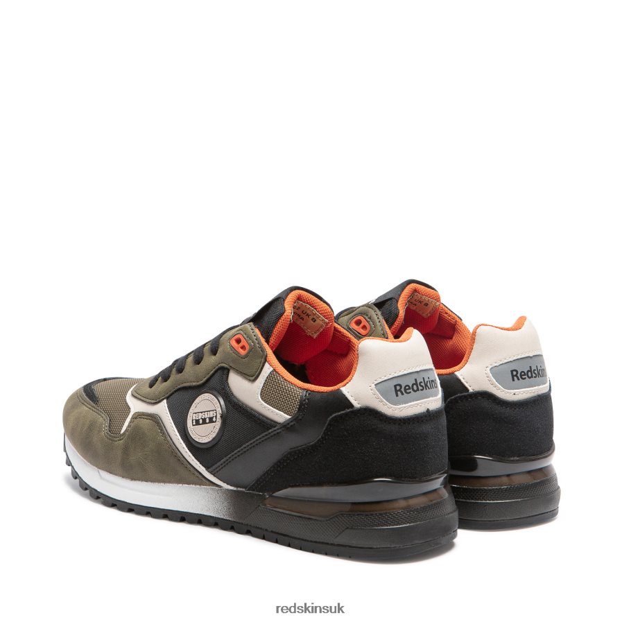 Redskins Footwear Men KHAKI + BLACK Oyat Textile Sneakers RB620P48