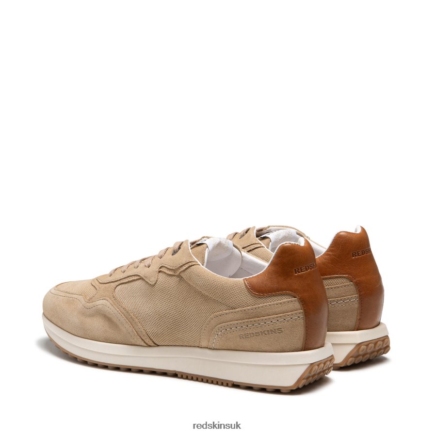 Redskins Footwear Men KHAKI + COGNAC Parmi Suede Sneakers RB620P7