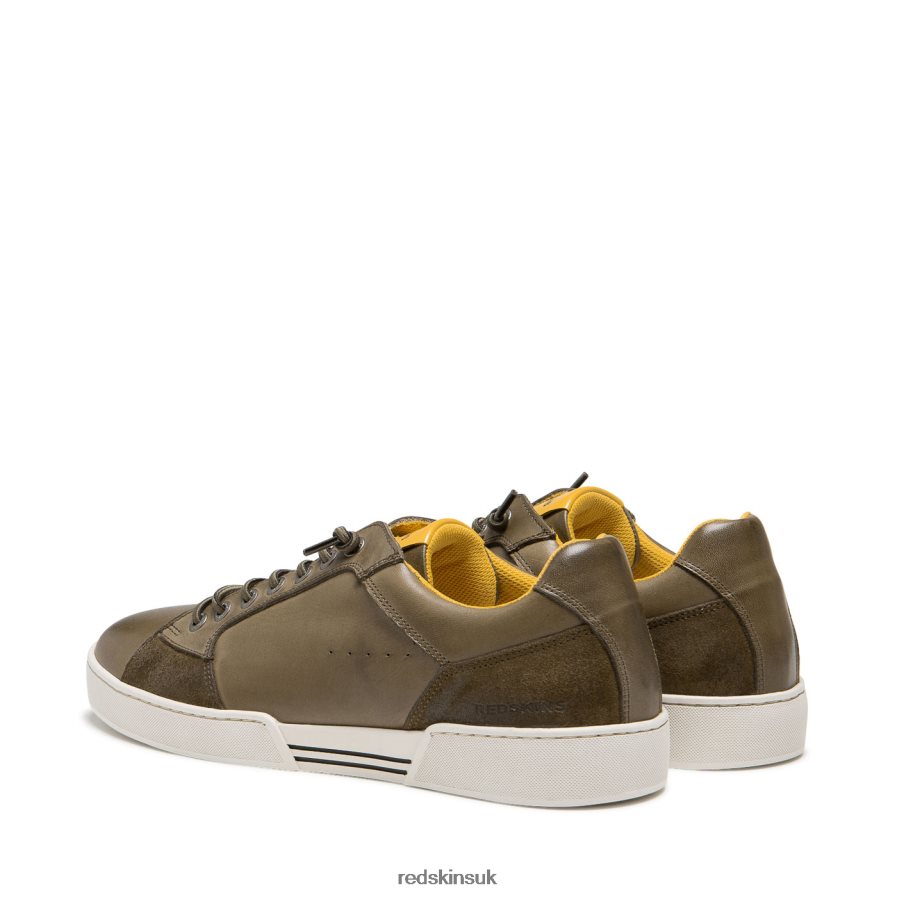 Redskins Footwear Men KHAKI Winesome Leather Sneakers RB620P1