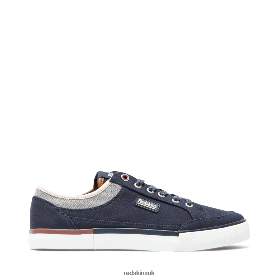 Redskins Footwear Men NAVY + GREY Genial Textile Sneakers RB620P81