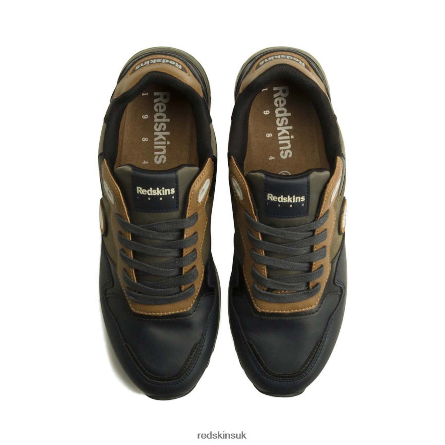 Redskins Footwear Men NAVY + KAKI + CAMEL Oyat 3 Sneakers RB620P18