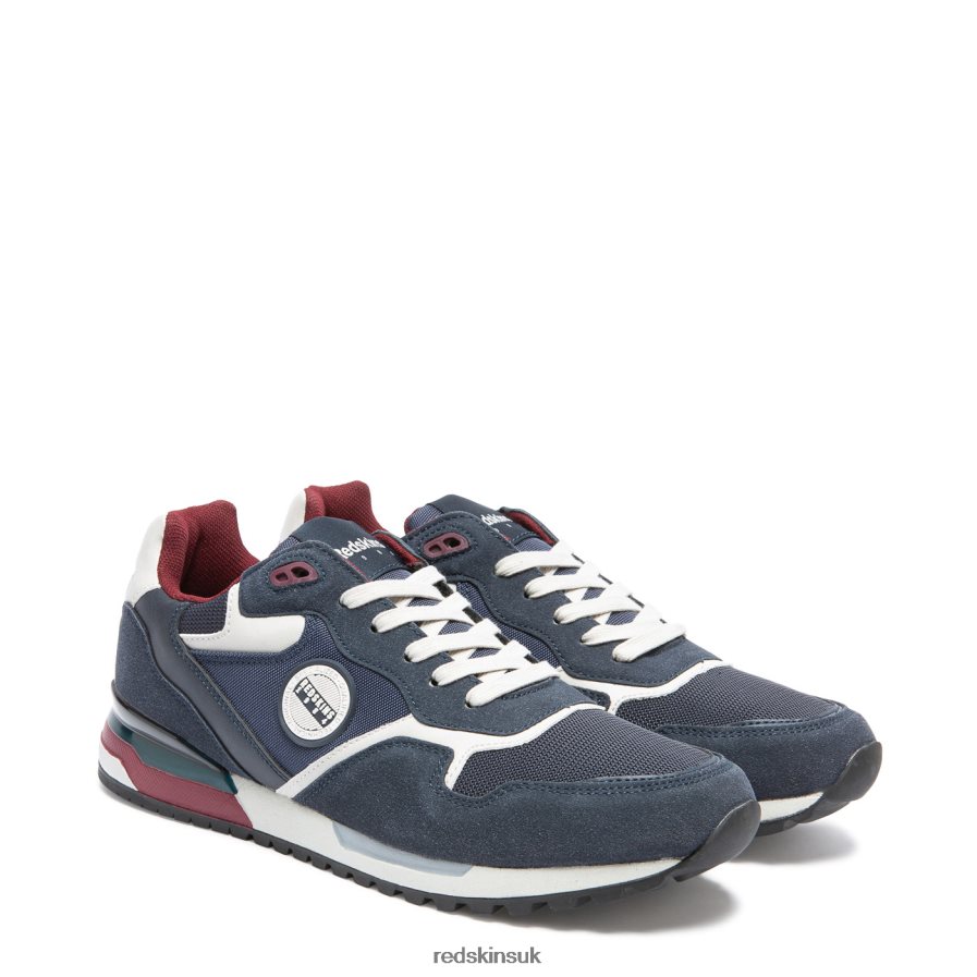 Redskins Footwear Men NAVY + WHITE Oyat Textile Sneakers RB620P47