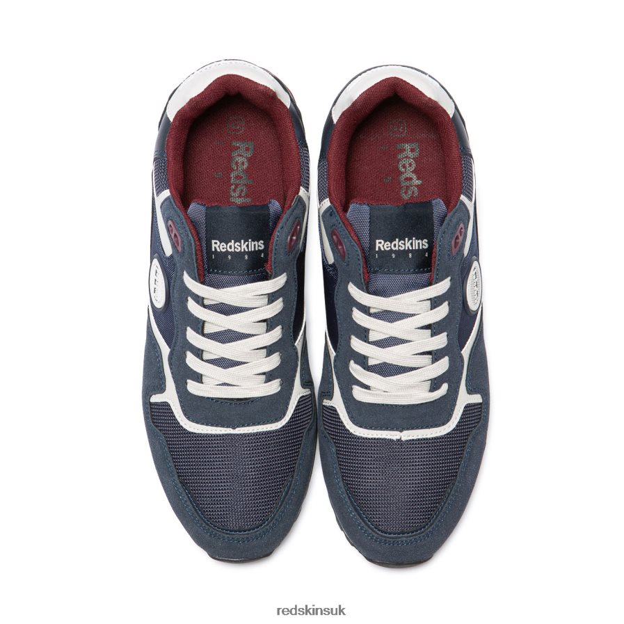 Redskins Footwear Men NAVY + WHITE Oyat Textile Sneakers RB620P47