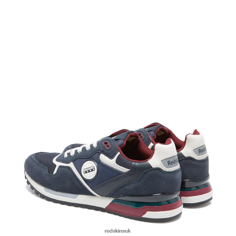 Redskins Footwear Men NAVY + WHITE Oyat Textile Sneakers RB620P47