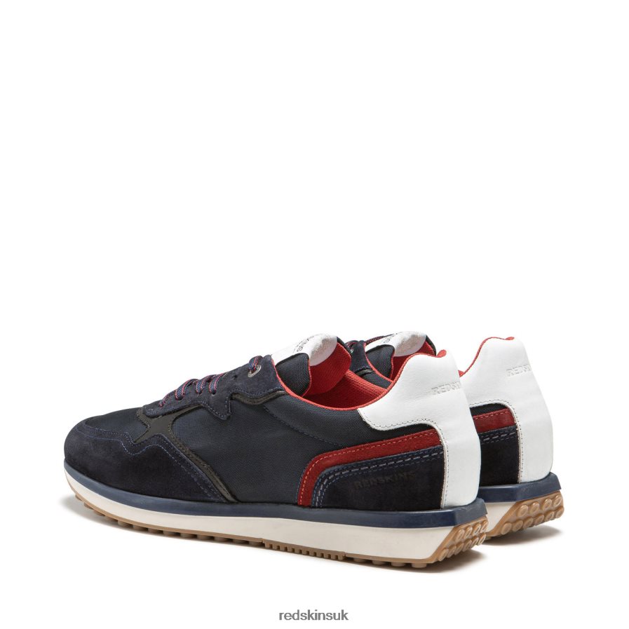 Redskins Footwear Men NAVY + WHITE Parma Textile Sneakers RB620P103