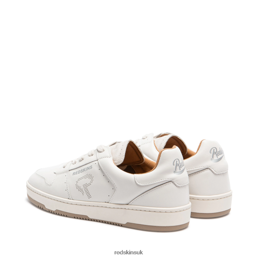 Redskins Footwear Men OFF WHITE Attache Leather Sneakers RB620P115