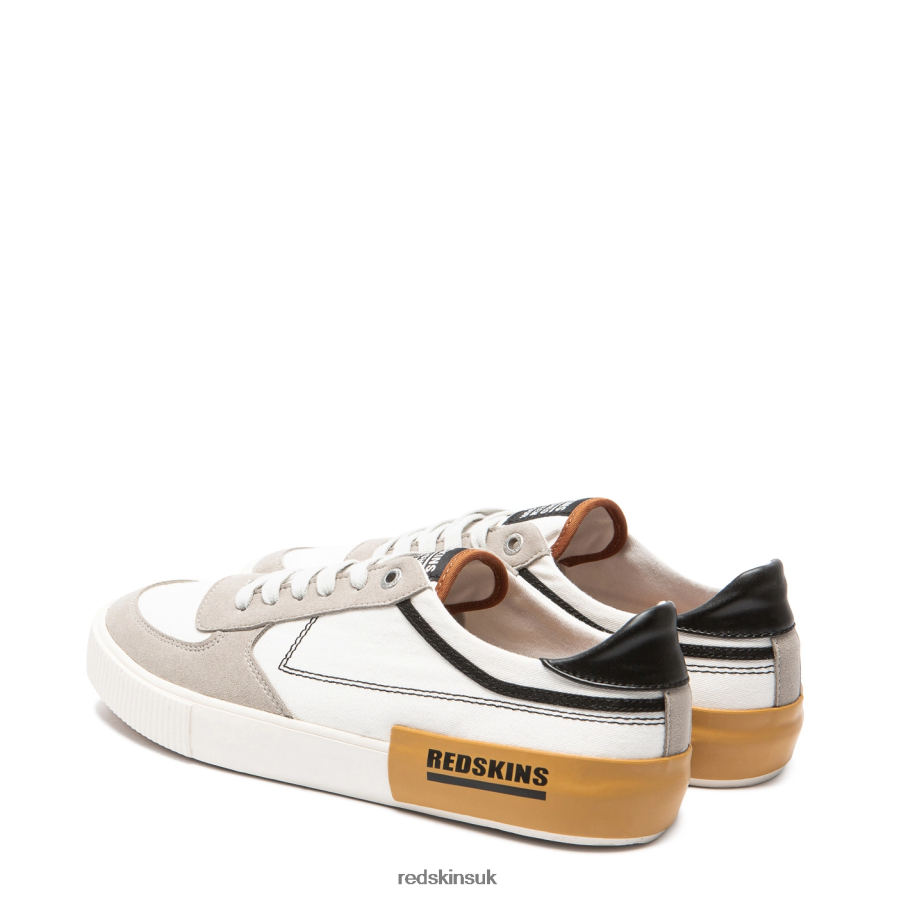 Redskins Footwear Men WHITE + GREY + BLACK Event Textile Sneakers RB620P38