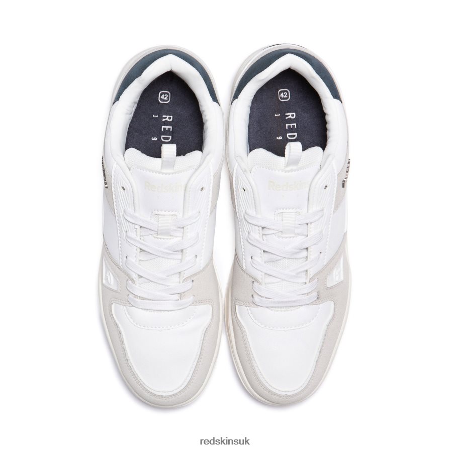 Redskins Footwear Men WHITE + GREY + NAVY Faster Sneakers RB620P54