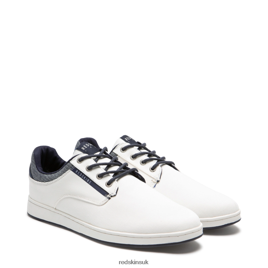 Redskins Footwear Men WHITE + MARINE Pachira Textile Sneakers RB620P175
