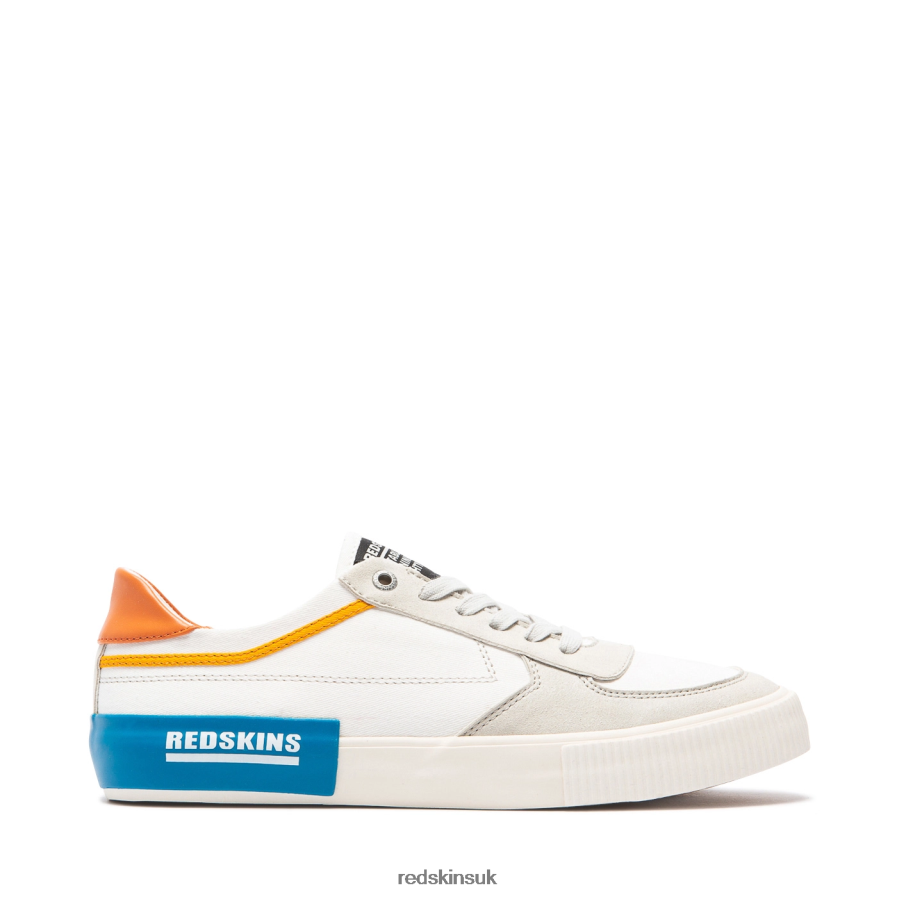 Redskins Footwear Men WHITE + YELLOW + ORANGE Event Textile Sneakers RB620P37