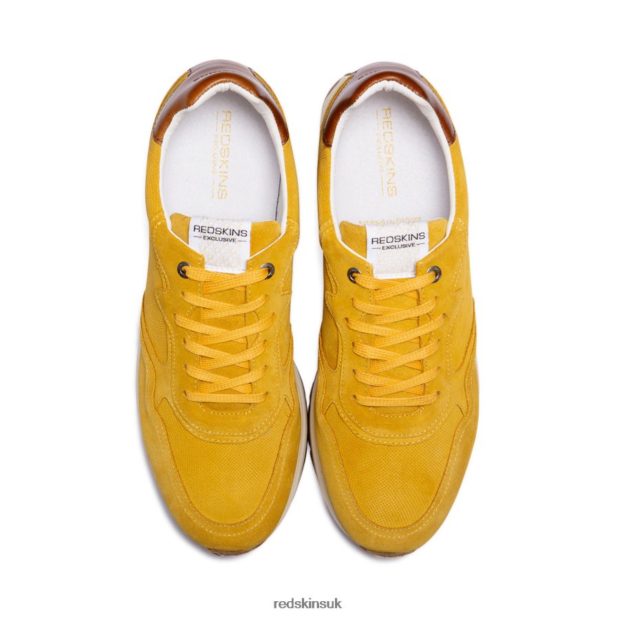 Redskins Footwear Men YELLOW + COGANC Parmi Suede Sneakers RB620P6
