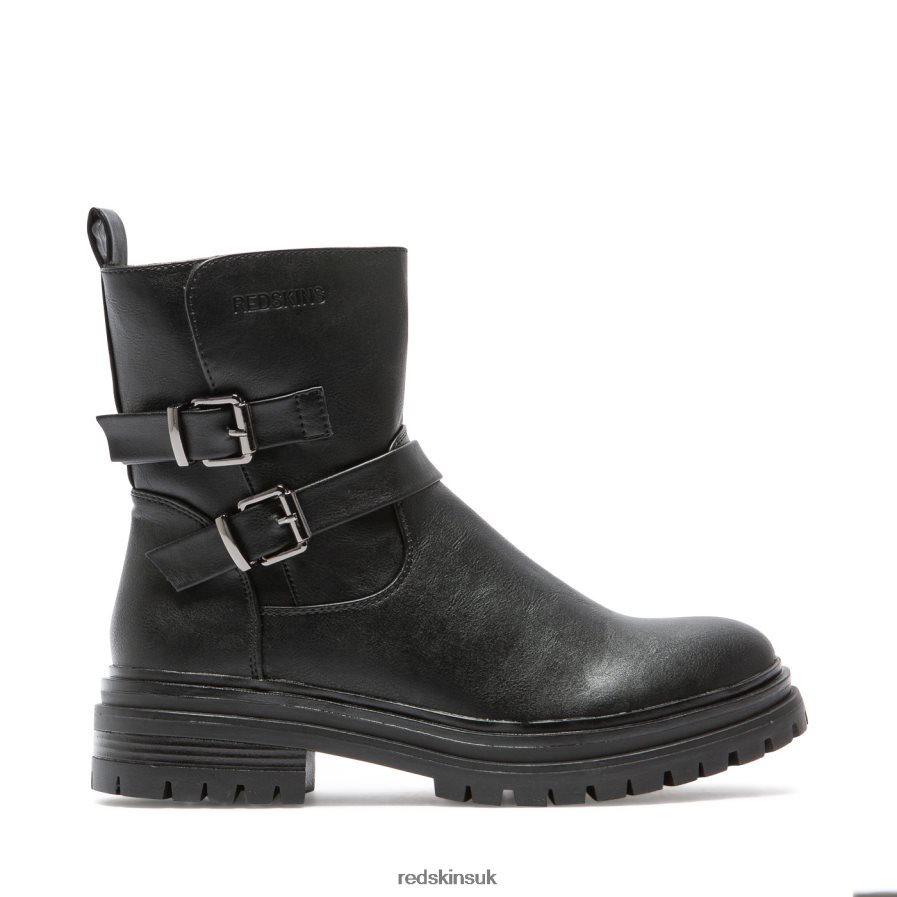 Redskins Footwear Women BLACK Glad Buckle Boots RB620P290