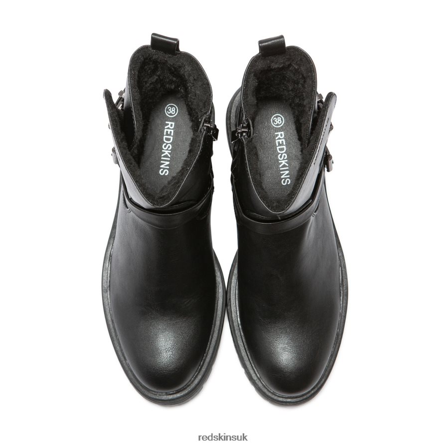 Redskins Footwear Women BLACK Glad Buckle Boots RB620P290