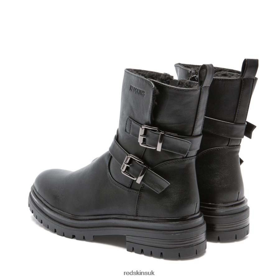 Redskins Footwear Women BLACK Glad Buckle Boots RB620P290