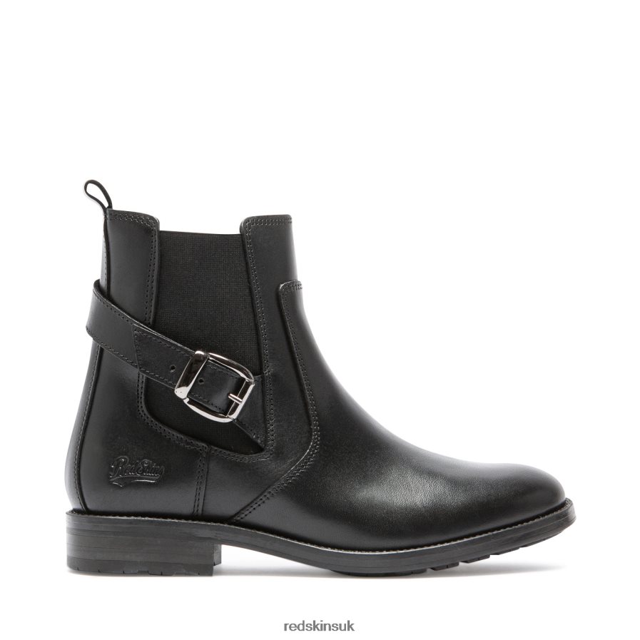 Redskins Footwear Women BLACK Magic Leather Chelsea Boots RB620P294