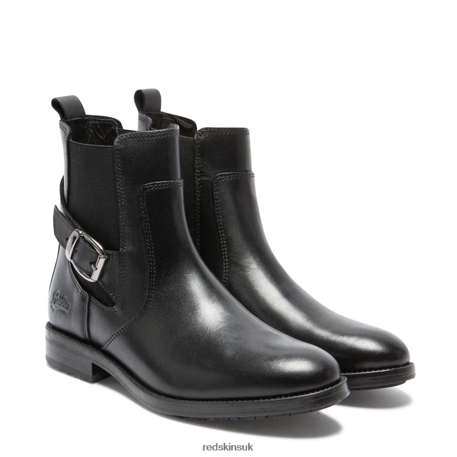 Redskins Footwear Women BLACK Magic Leather Chelsea Boots RB620P294