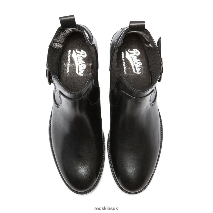Redskins Footwear Women BLACK Magic Leather Chelsea Boots RB620P294