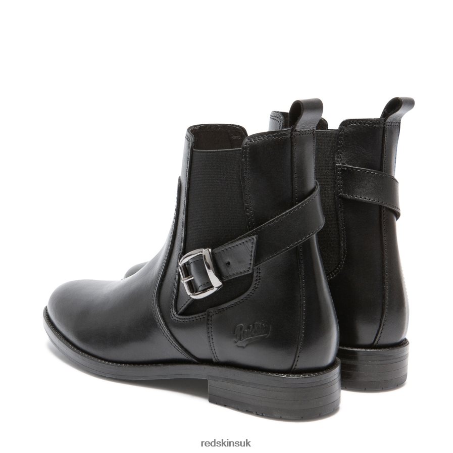 Redskins Footwear Women BLACK Magic Leather Chelsea Boots RB620P294
