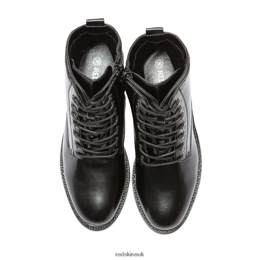 Redskins Footwear Women BLACK Willing Lace-Up Boots RB620P292